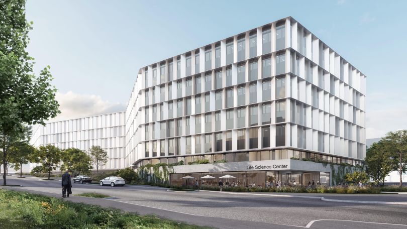 Rendering des Life Science Centers