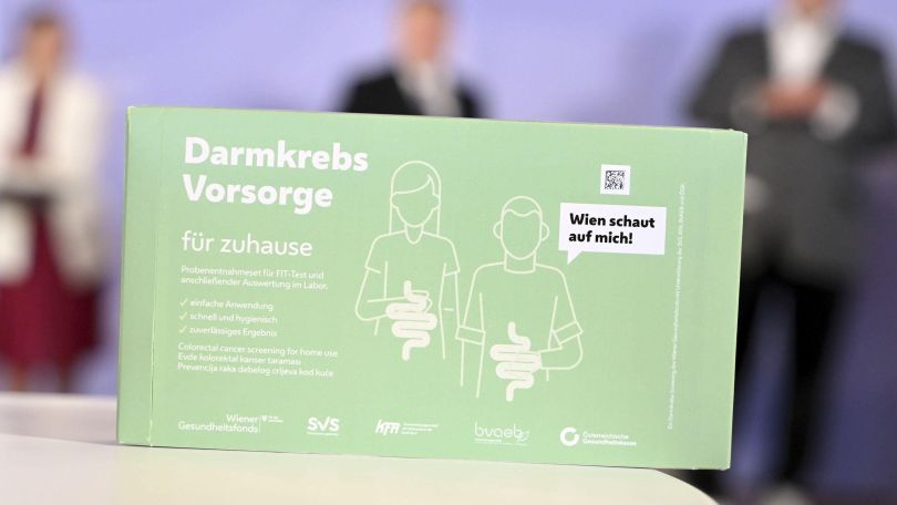 Grünes Darmkrebs-Vorsorge-Kit für zuhause