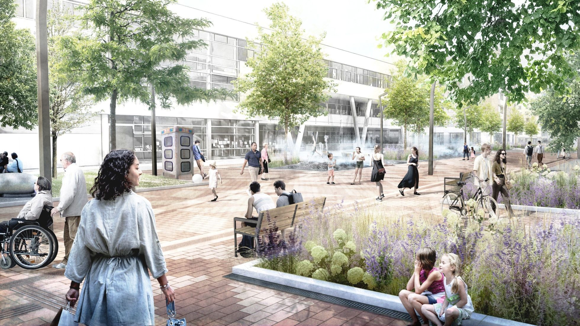 copyright: Stadt Wien/DnD Landschaftsplanung Jetzt Visualisierung Melchiorgasse Nordbahnviertel
