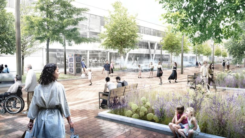 Visualisierung Melchiorgasse Nordbahnviertel