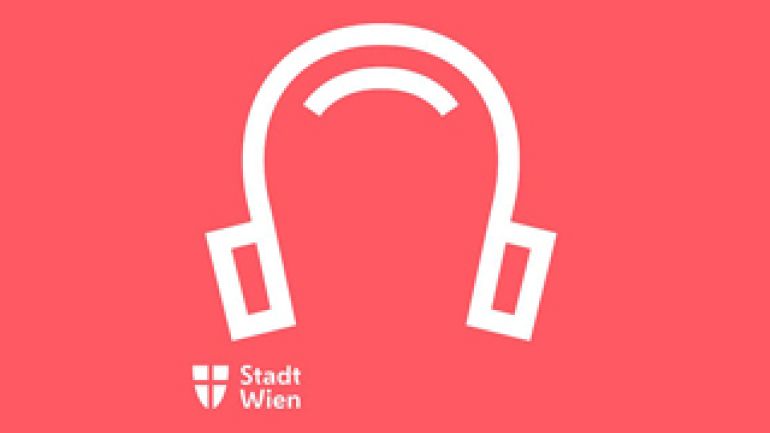 Logo vom Stadt Wien Podcast