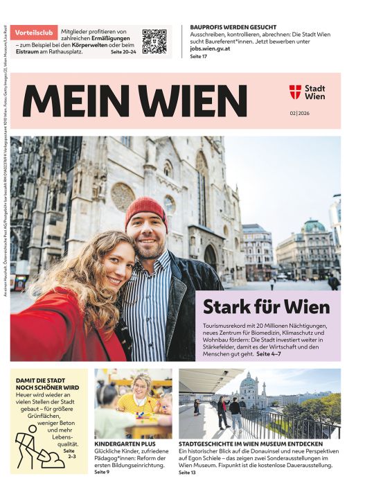 copyright: Stadt Wien - Kommunikation und Medien Aktuelles Cover von wien.at - MEIN WIEN