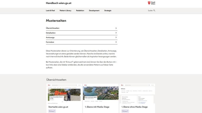 copyright: Stadt Wien Screenshot wien.gv.at-Handbuch