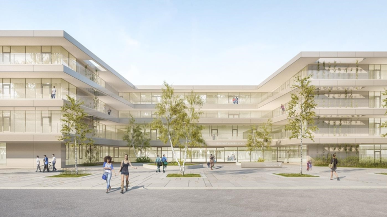 Rendering des Bildungscampus Liselotte Hansen