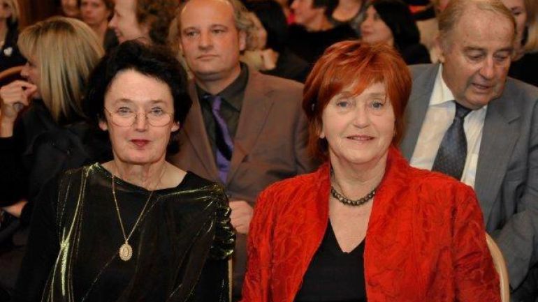 Ina Wagner und Valie Export (rechts)