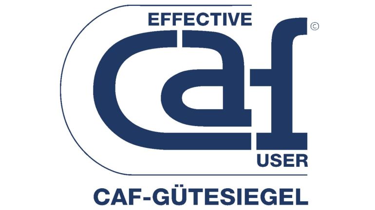 Logo CAF-Gütesiegel