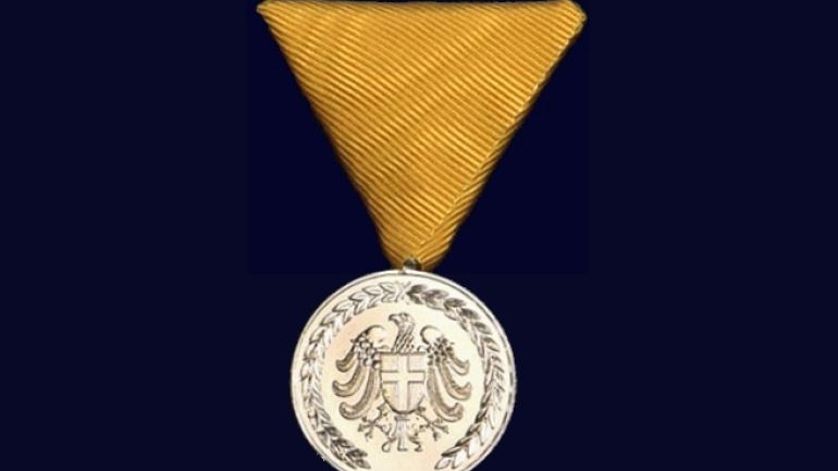 Medaille für Verdienste im Wiener Feuerwehr- und Rettungswesen in Silber