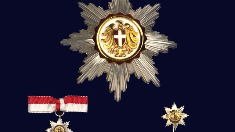 copyright: media wien Silbernes Ehrenzeichen für Verdienste um das Land Wien