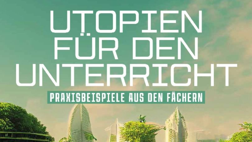 copyright: Zentrum polis/Susi Klocker Futuristische Skyline mit begrünten Wolkenkratzern.