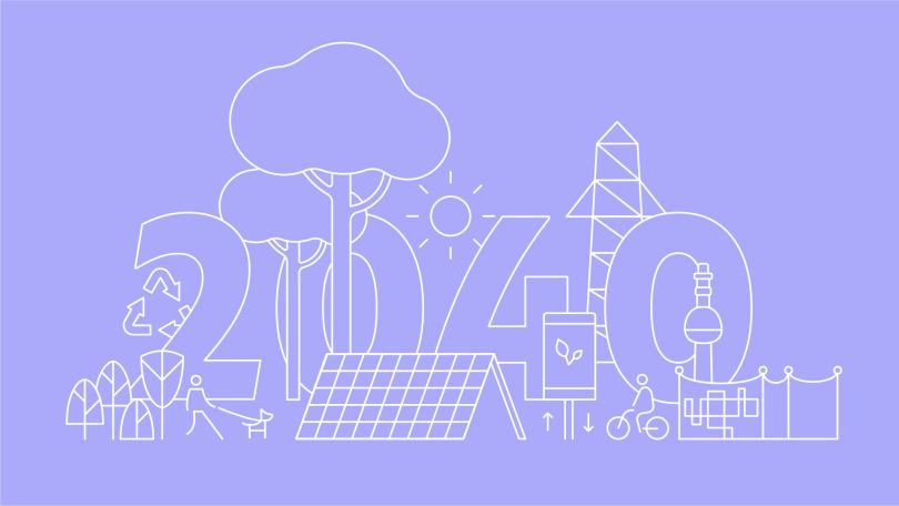 Illustration zum Thema Klimafahrplan 2040