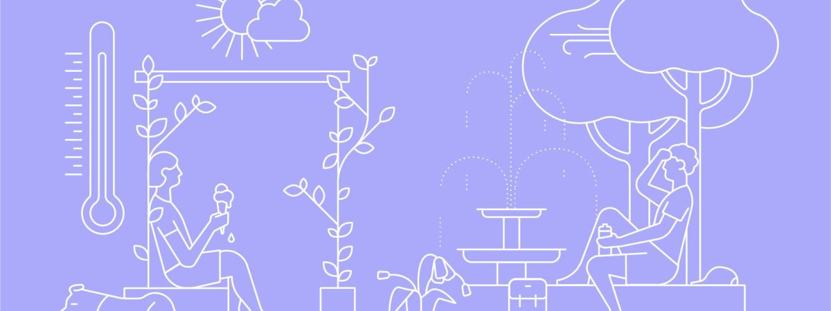 copyright: Stadt Wien Illustration zum Thema Klimawandelanpassung