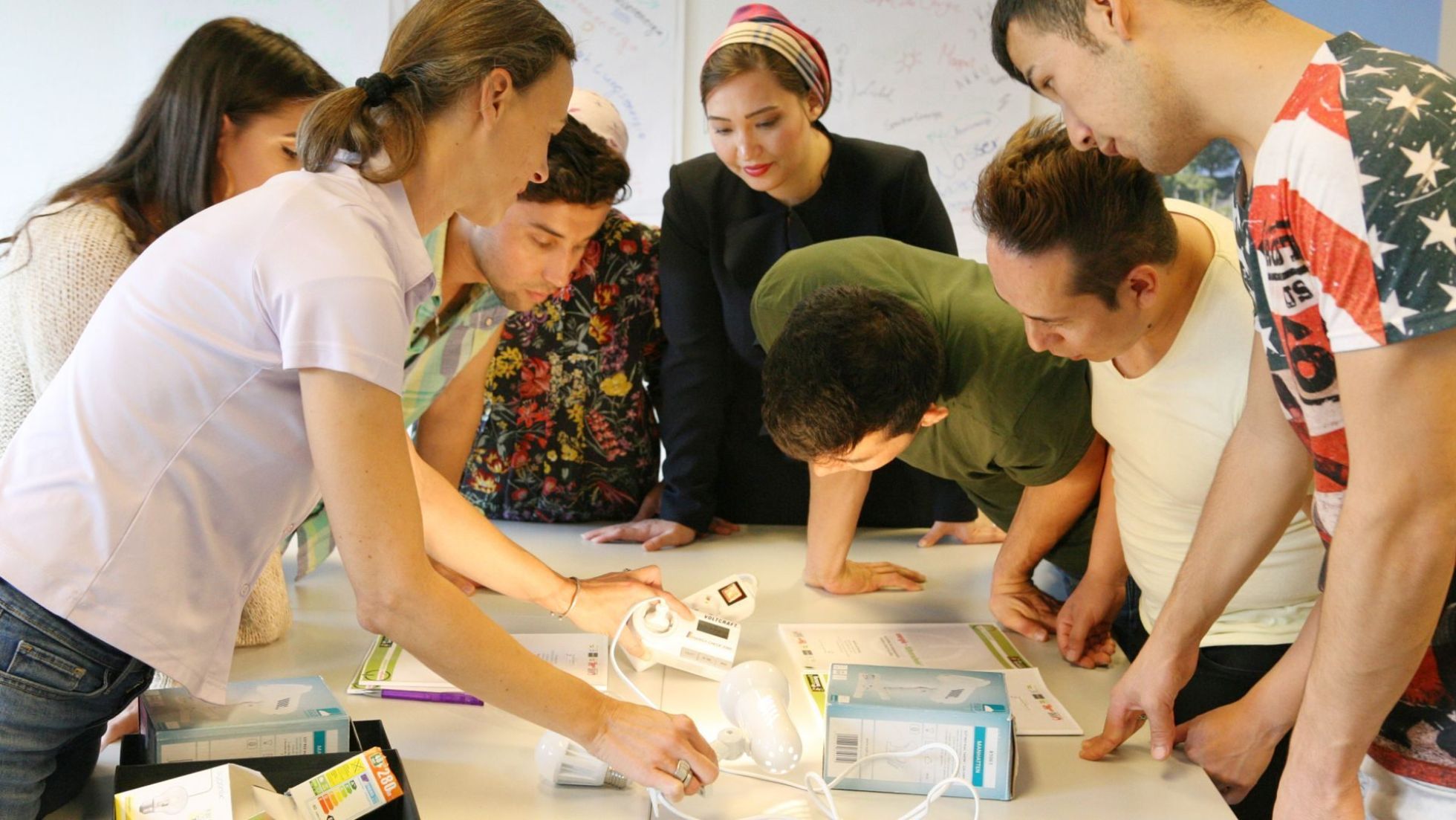 Gruppe bei der Ausbildung zum Energie-Coach