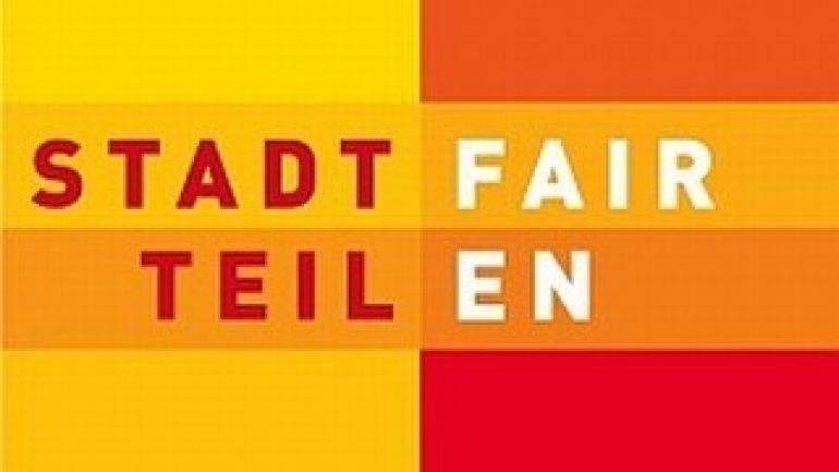 copyright: Büro PlanSinn/Eva Schuster Logo des Projekts 'Stadt fair teilen'