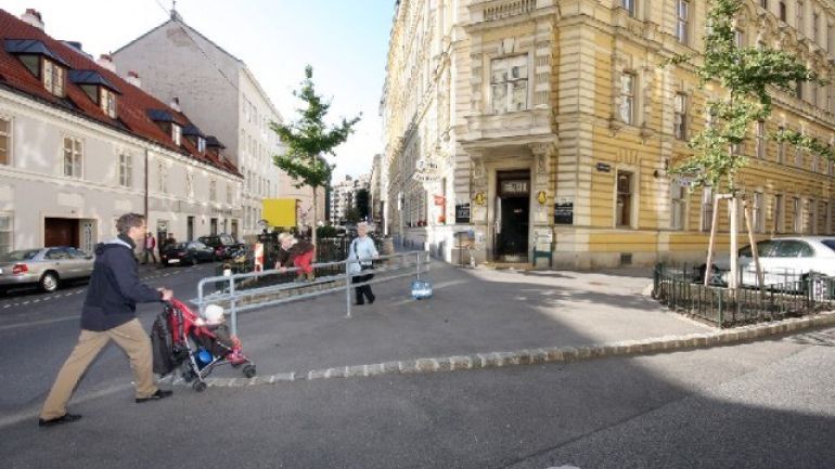 Rampe statt Stufen in der Seegasse