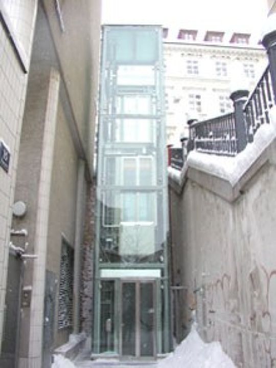 Personenaufzug 06, Amonstiege