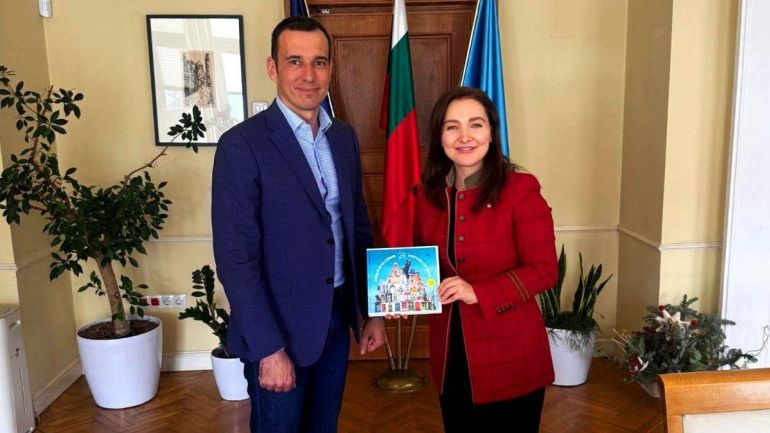 copyright: WH International Services/Jassen Panov Sofias Bürgermeister Vassil Terziev empfing die Wiener Gemeinderätin und Landtagsabgeordnete Aslıhan Bozatemur