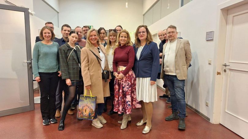 Gruppenfoto der Delegation aus Helsinki