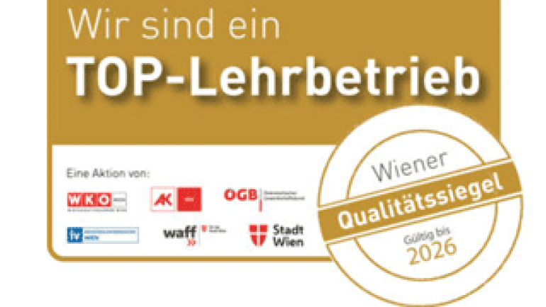 Logo der Auszeichnung "TOP-Lehrbetrieb"