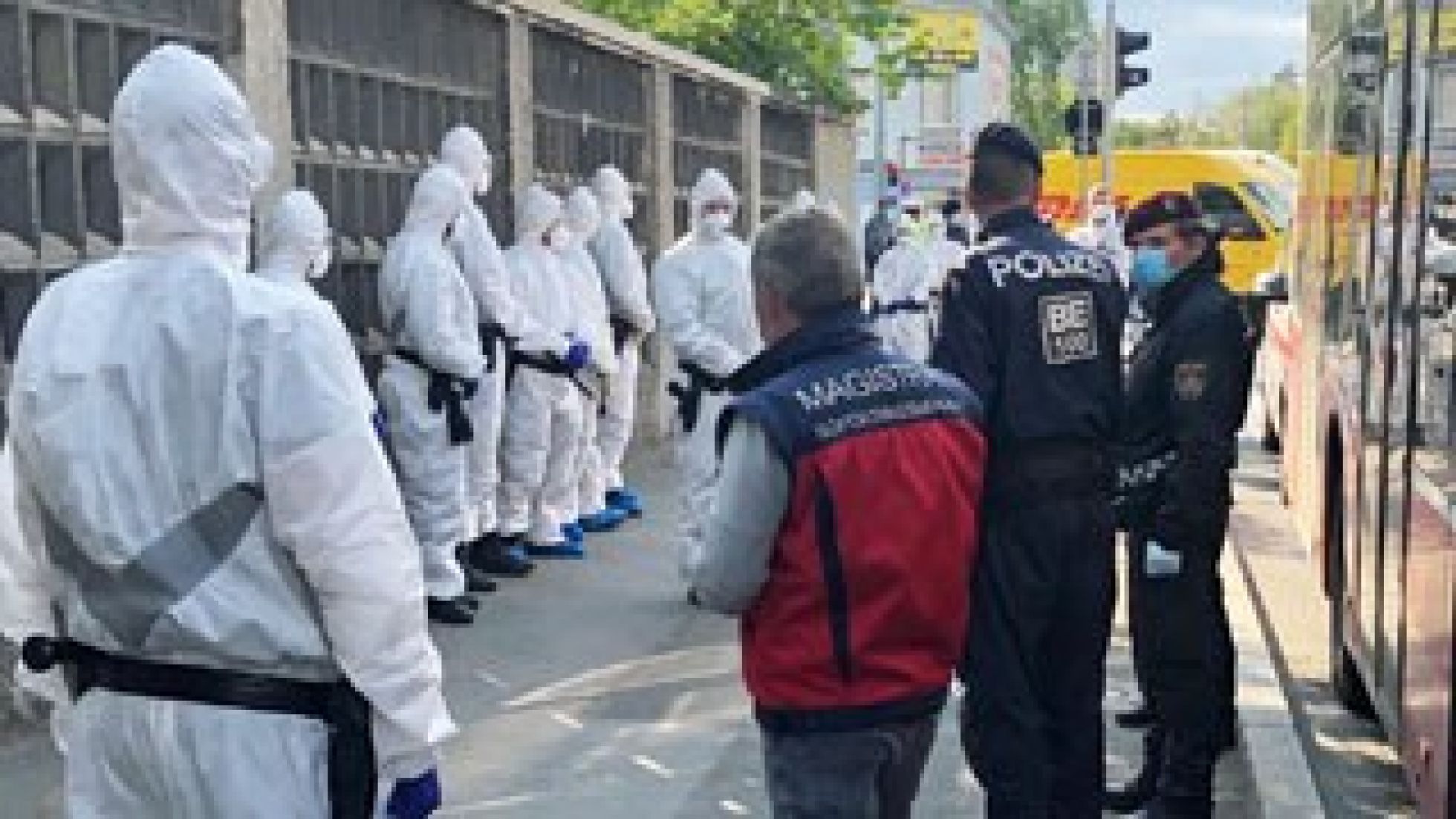 Mitglieder der Gruppe Sofortmaßnahmen beim Einsatz