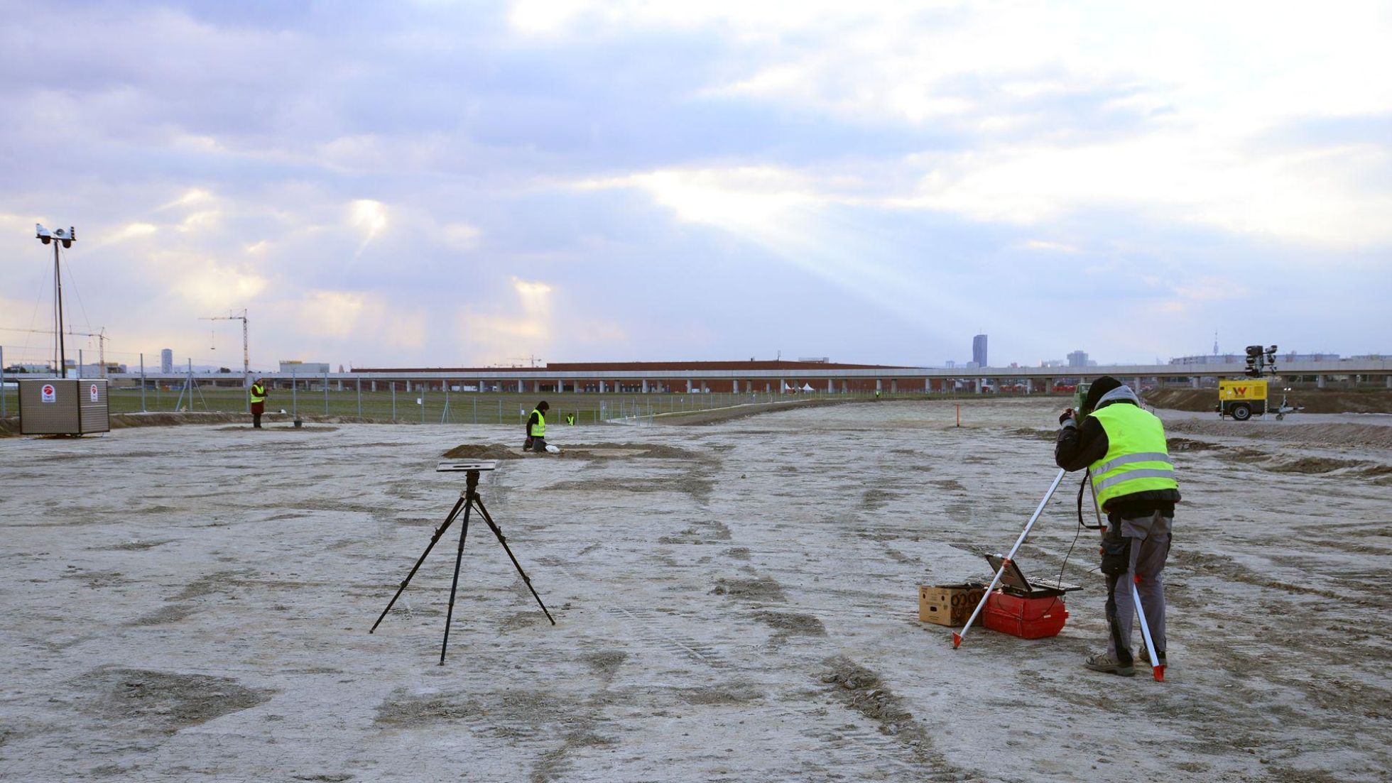 copyright: Stadtarchäologie Wien Archäologische Arbeiten auf freiem Feld