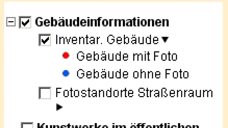 Screenshot Karteninhalt Kulturgut