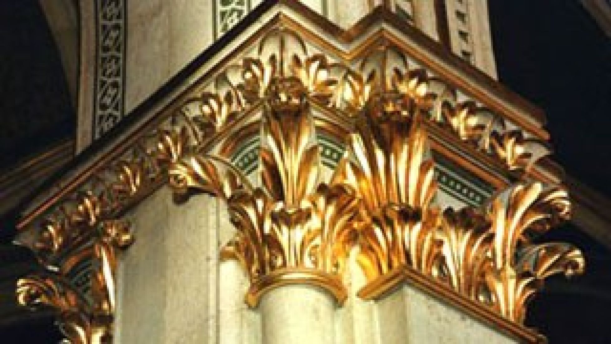 column in the festival hall