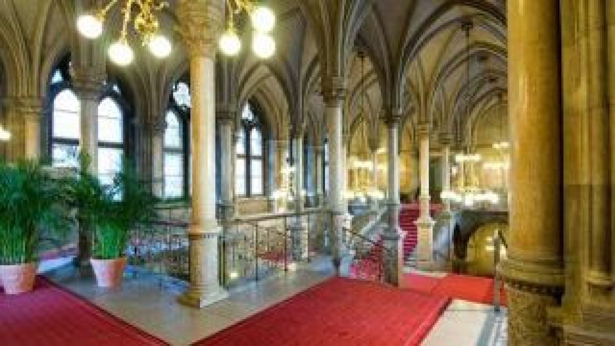 copyright: media wien grand stair case with chandelier