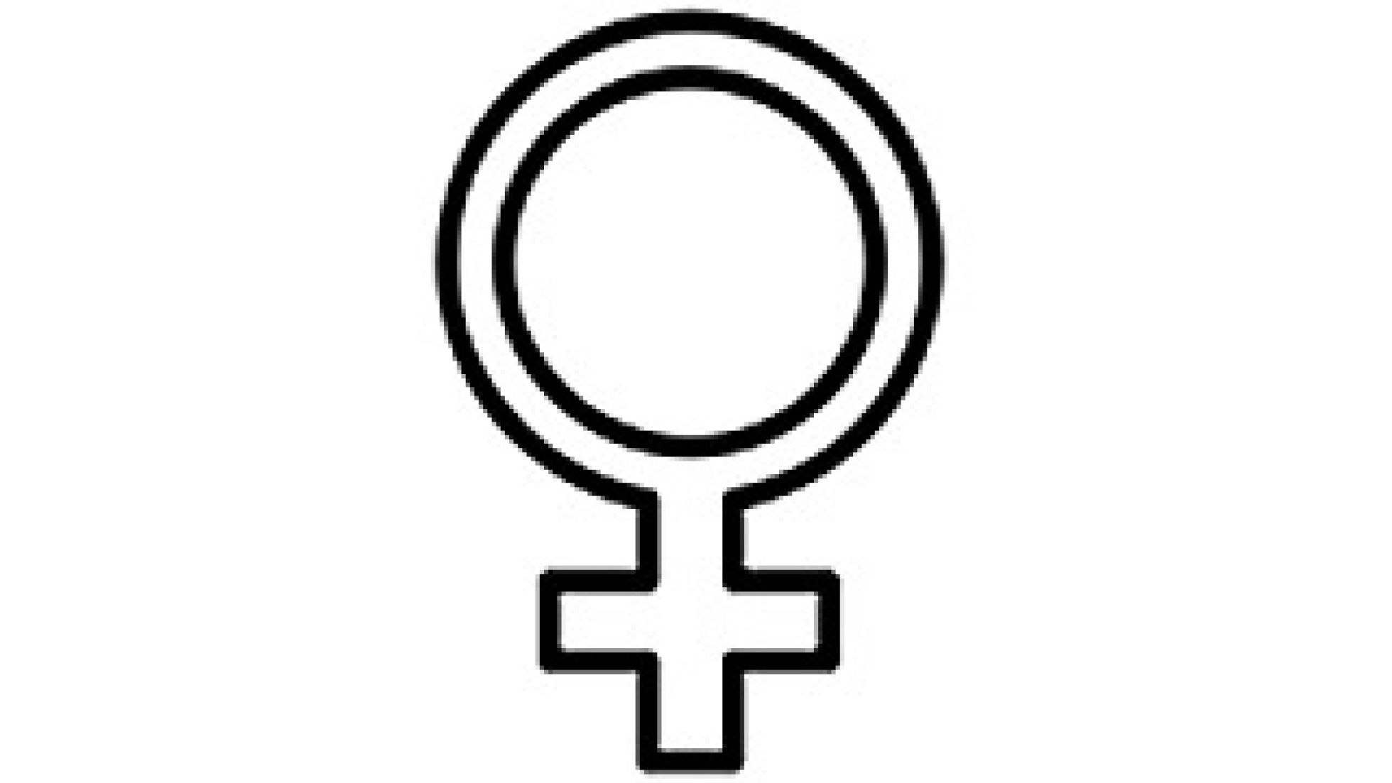 copyright: Public Domain Symbol aus einem Kreis und einem Kreuz
