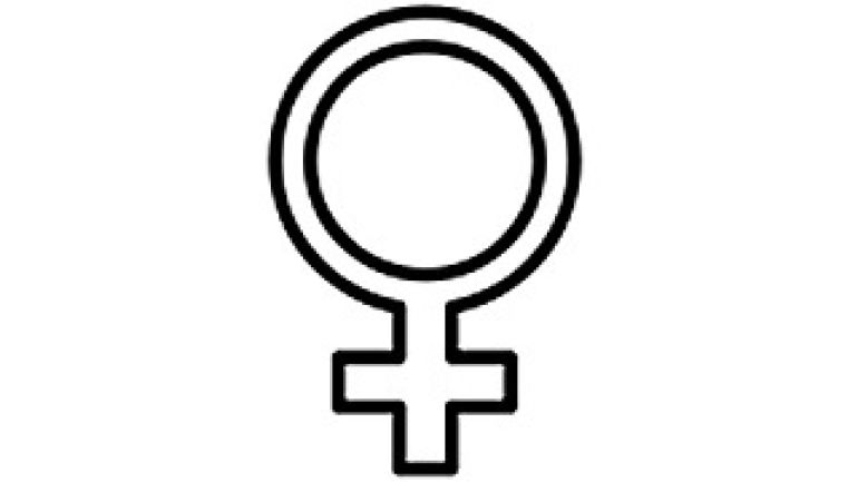 copyright: Public Domain Symbol aus einem Kreis und einem Kreuz