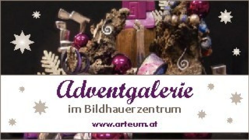 Flyer zur Adventgalerie im arteum