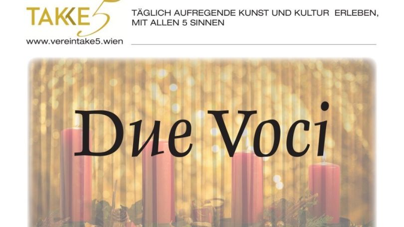 copyright: Kunst- und Kulturverein TAKE 5 Veranstaltungsplakat "Due Voci"