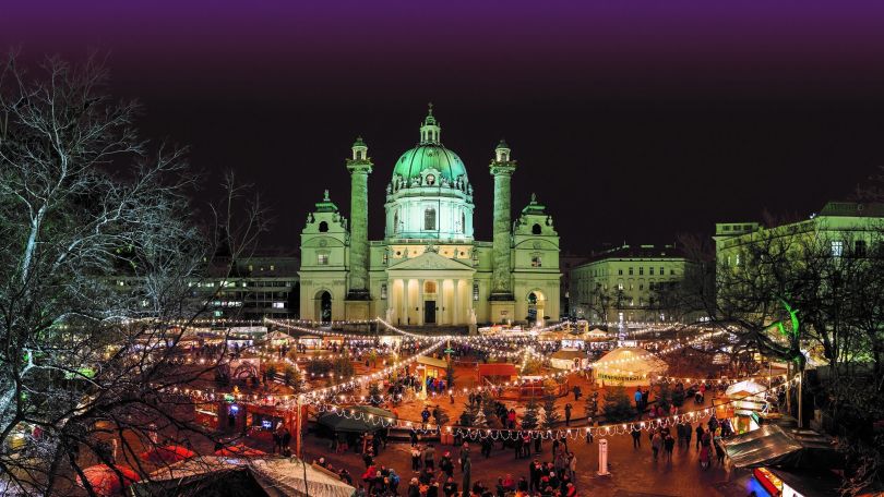 copyright: Matthias Silveri Art Advent am Karlsplatz vor der Karlskirche