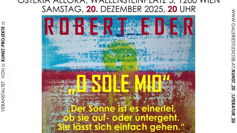 Flyer Robert Eder 20. Dezember 2025 O SOLE MIO