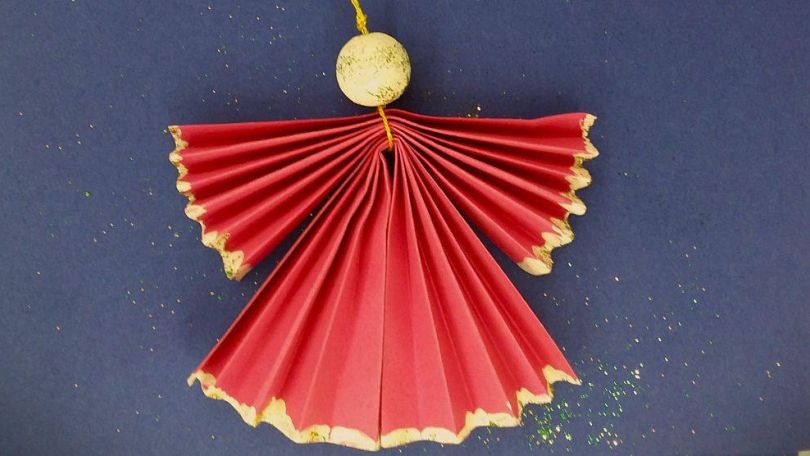 copyright: ALBERTINA Kunstvermittlung Gebastelter Engel