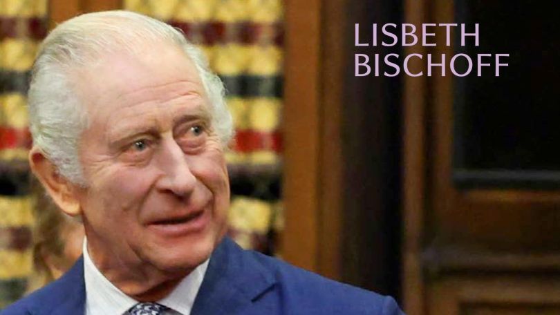 copyright: Amalthea Verlag Buchcover: König Charles der Dritte im blauen Jacket