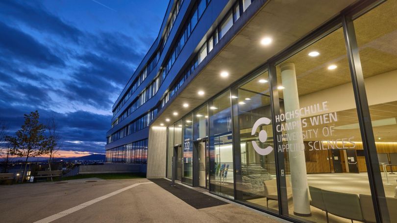 Ein Gebäude der Hochschule Campus Wien