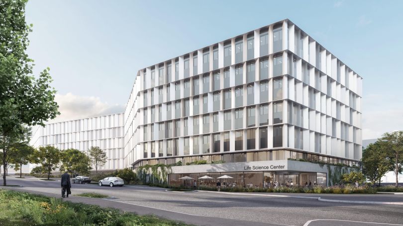 Rendering des Life Science Centers Wien
