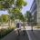 copyright: Mobilitätsagentur Wien / ZOOMVP.AT Breiter 2-Richtungsradweg zwischen Grünstreifen und Gehsteig.