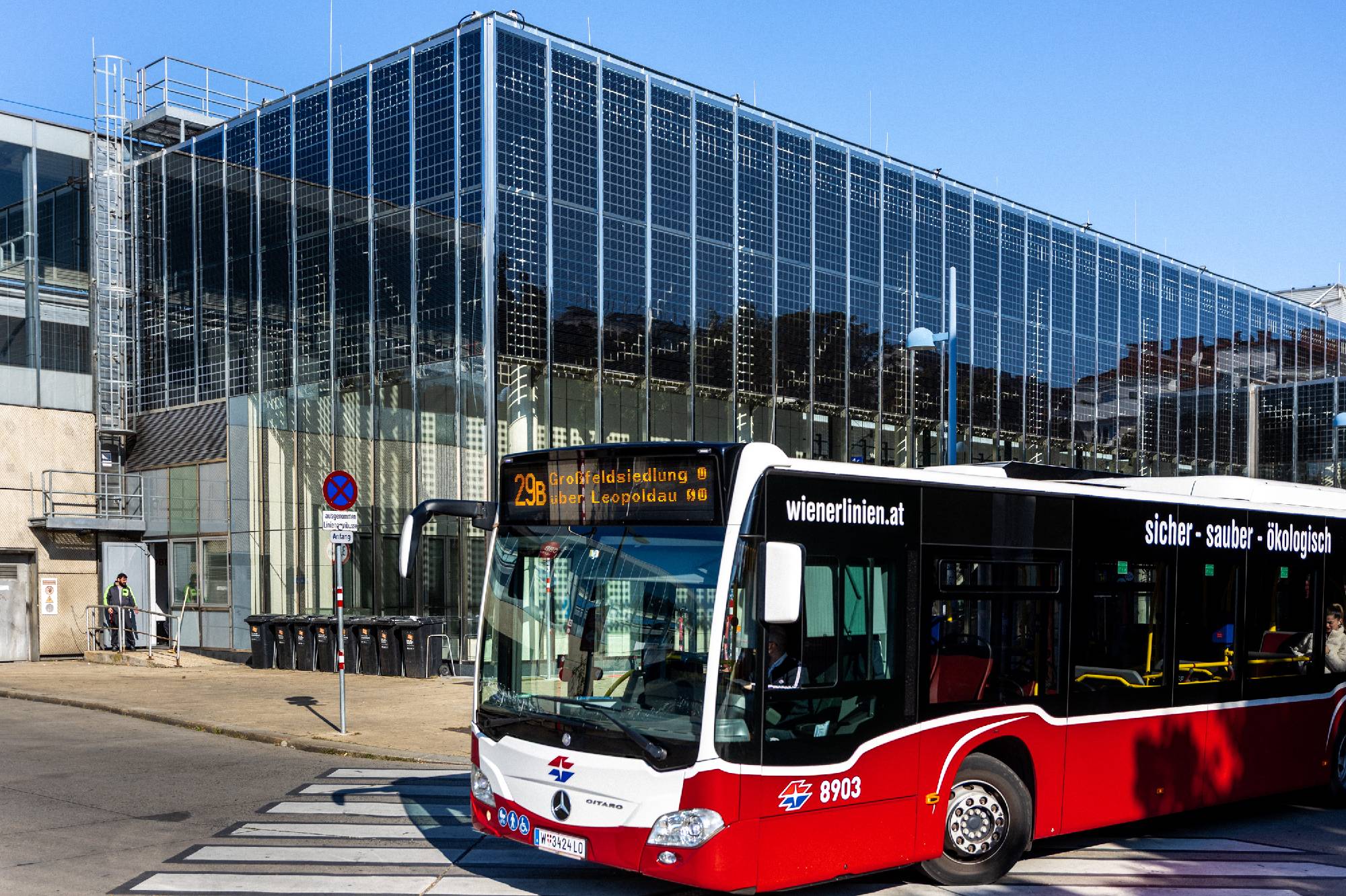 Fassaden PV-Anlage U6 Station Floridsdorf