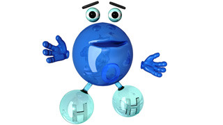 copyright: MA 31 Rendering of a "H2O man"