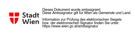 Amtssignatur der Stadt Wien