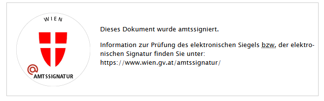 Amtssignatur der Stadt Wien bis 2020