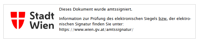 Amtssignatur der Stadt Wien bis 2025