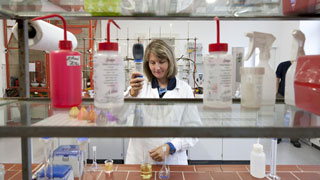 scientist in a laboratory