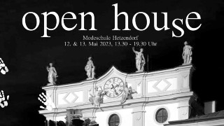Plakat zum Open House der Modeschule Hetzendorf
