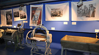 copyright: MA 34 - Bau- und Gebäudemanagement Historic laundry equipment.