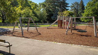 Playground in a park