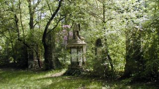 A grave at the cemetery