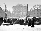 Christmas Market Am Hof, 24 December 1917 (Photo: Bildarchiv - Austrian National Library)