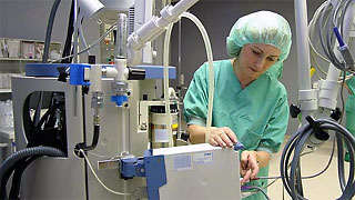 Nurse in an operating room
